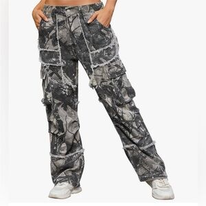 BRAND NEW KGYA 32 x 30 Stylish Camouflage Cargo Pants